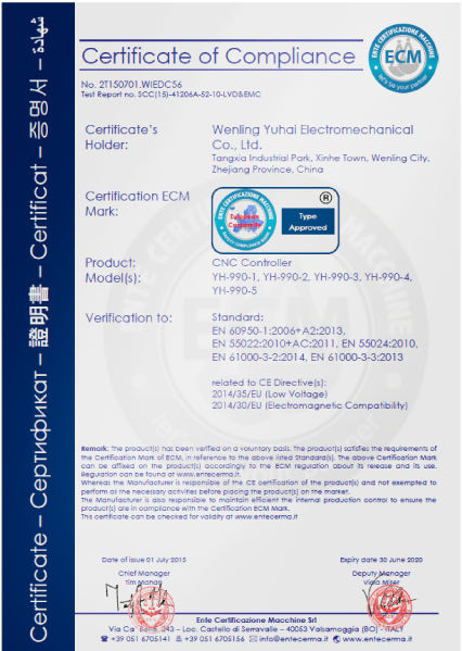 CE Certificate of Robots