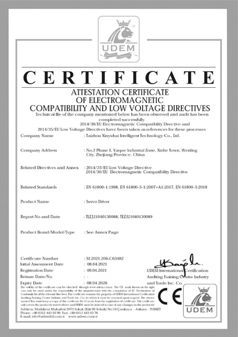 CE Certificate of Robots